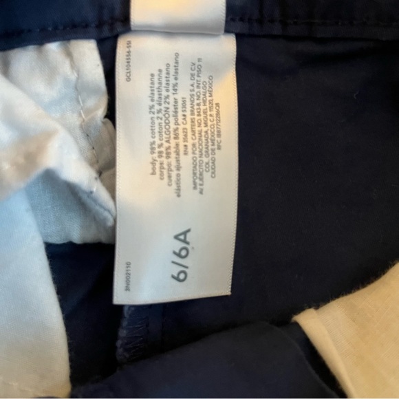 [3 for $15] CARTER'S Navy Blue Flat Front Uniform Shorts (SIze 6) - Picture 4 of 4